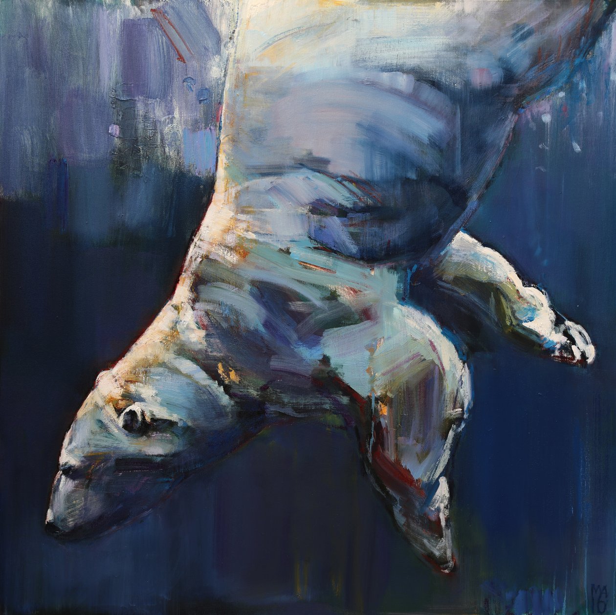 Ciemne wody, 2016, autorstwa Mark Adlington
