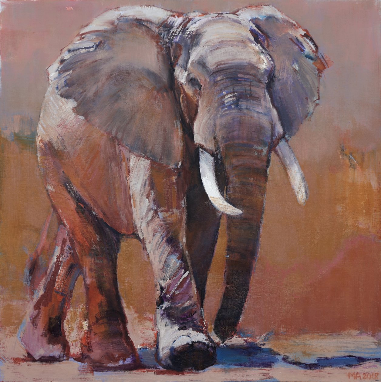 Pora sucha, Loisaba, 2018 autorstwa Mark Adlington