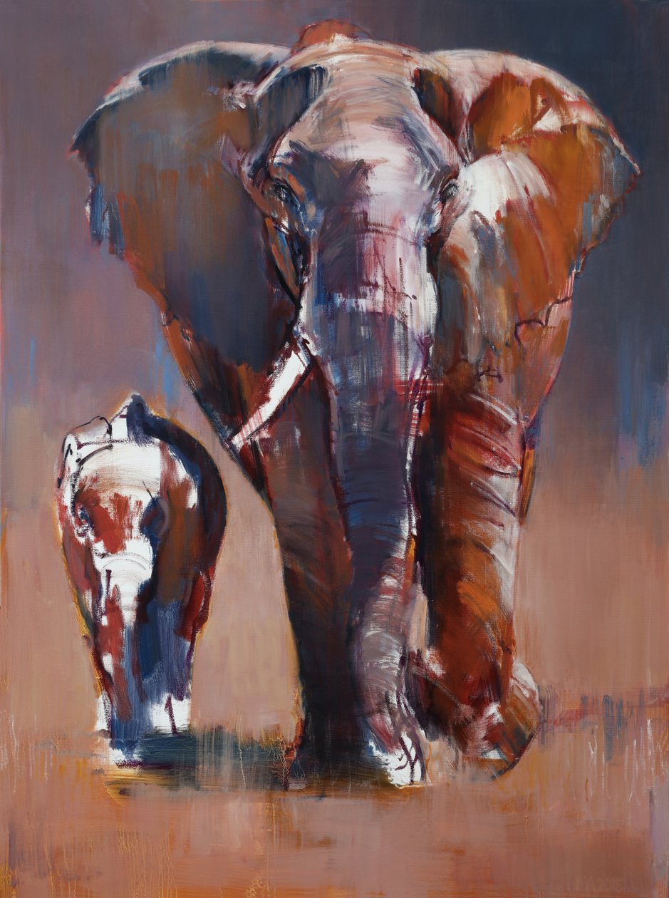 Matka i Cielę, 2018 autorstwa Mark Adlington