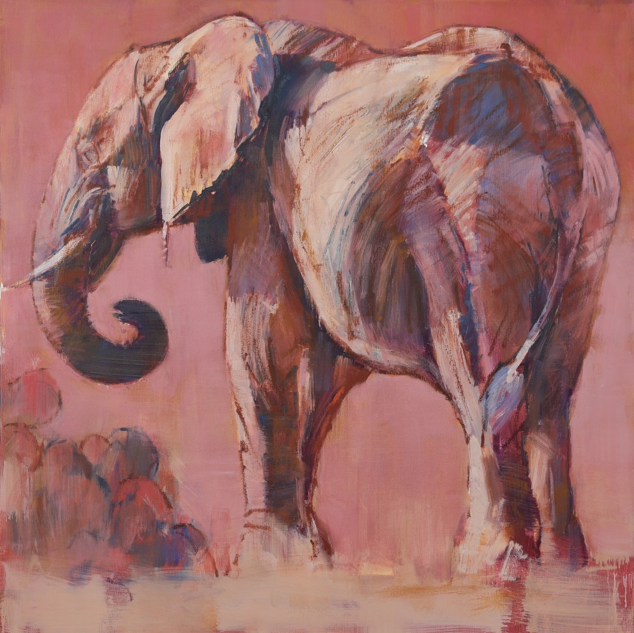 Różowy, 2018 autorstwa Mark Adlington