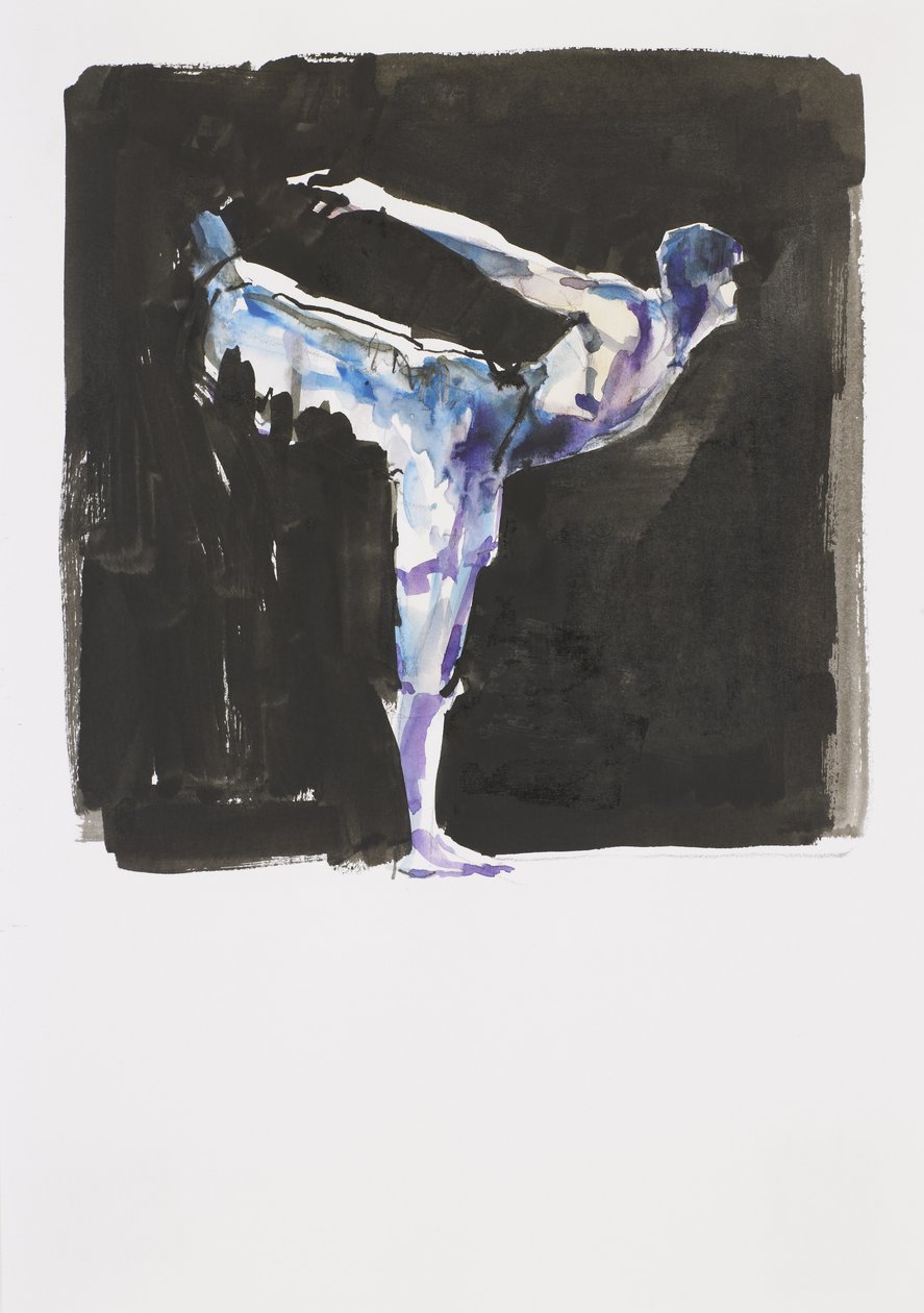 Scena (atrament i wc na papierze) autorstwa Mark Adlington