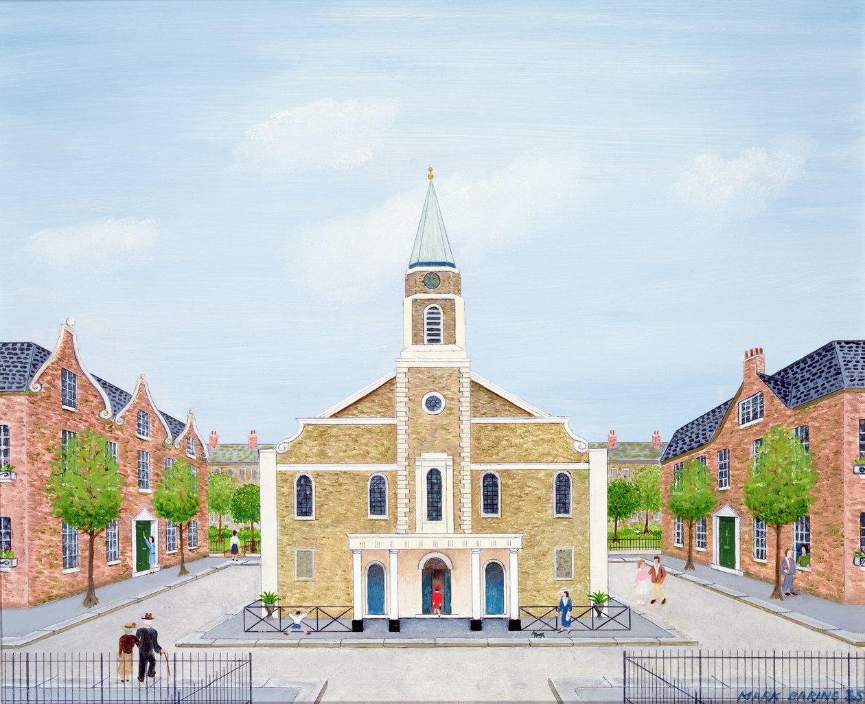 Grosvenor Chapel, Londyn autorstwa Mark Baring