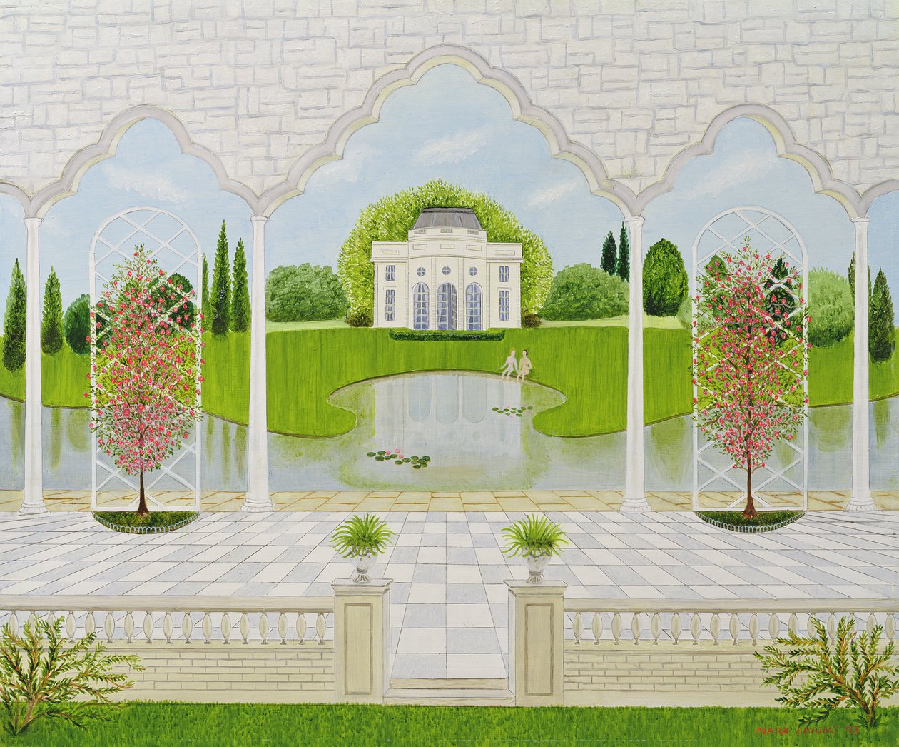 Le Chateau Rose autorstwa Mark Baring