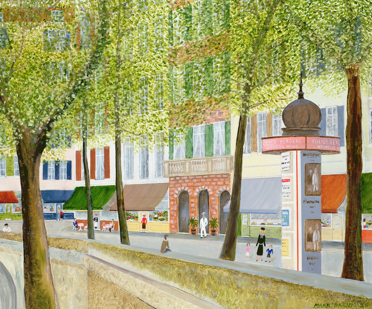 Paris Scene autorstwa Mark Baring