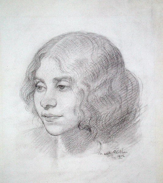 Głowa dziewczyny autorstwa Mark Gertler