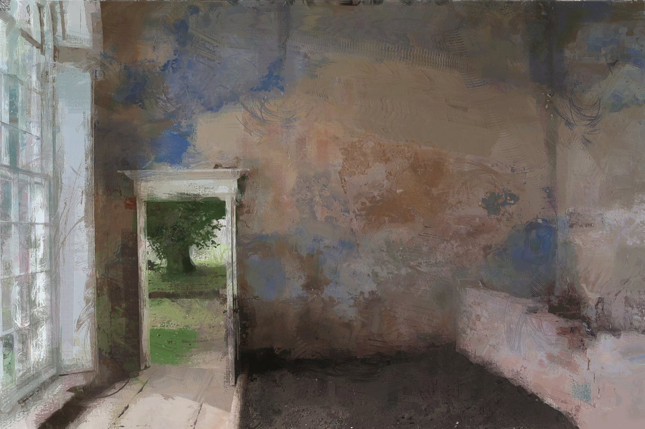 Oranżeria w opactwie Calke, 2013 (mieszane) autorstwa Mark Gordon