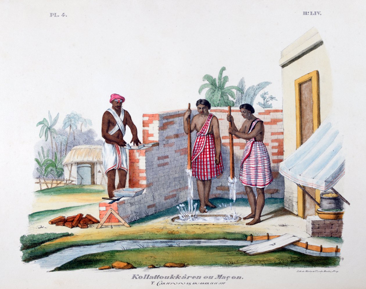 Murarz, 1828 autorstwa Marlet et Cie