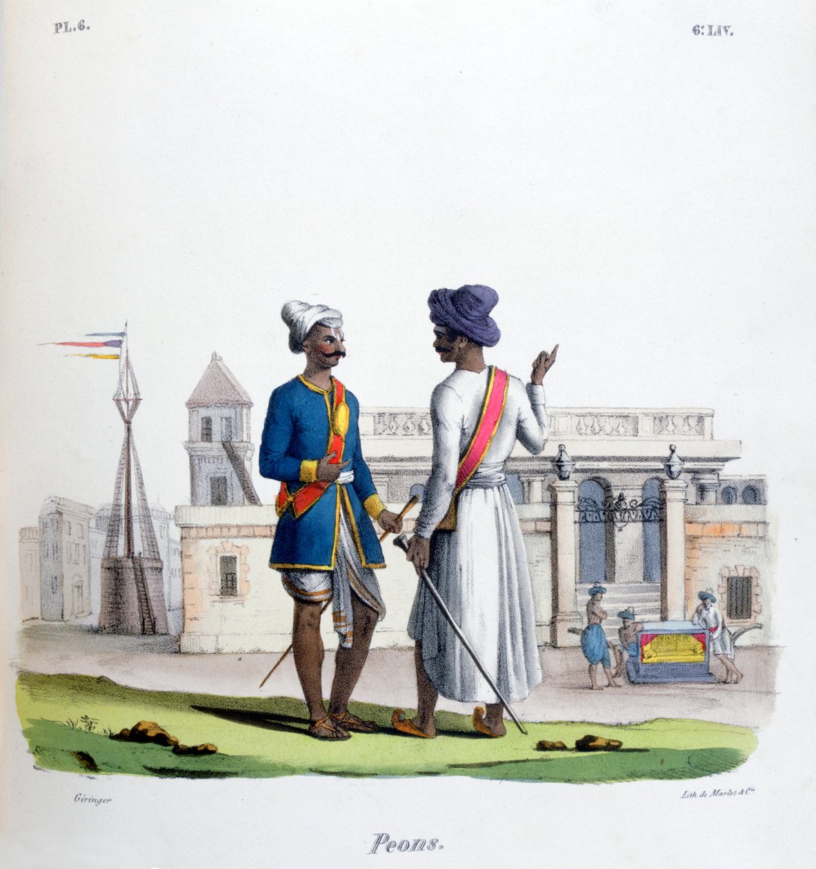 Piechota, 1828 autorstwa Marlet et Cie