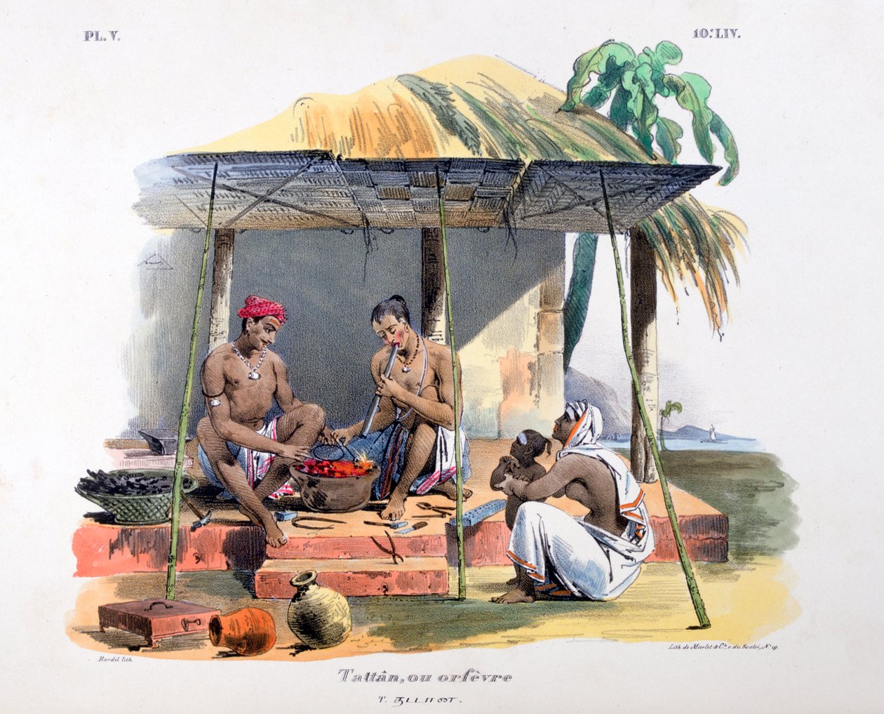 Złotnik, 1828 autorstwa Marlet et Cie