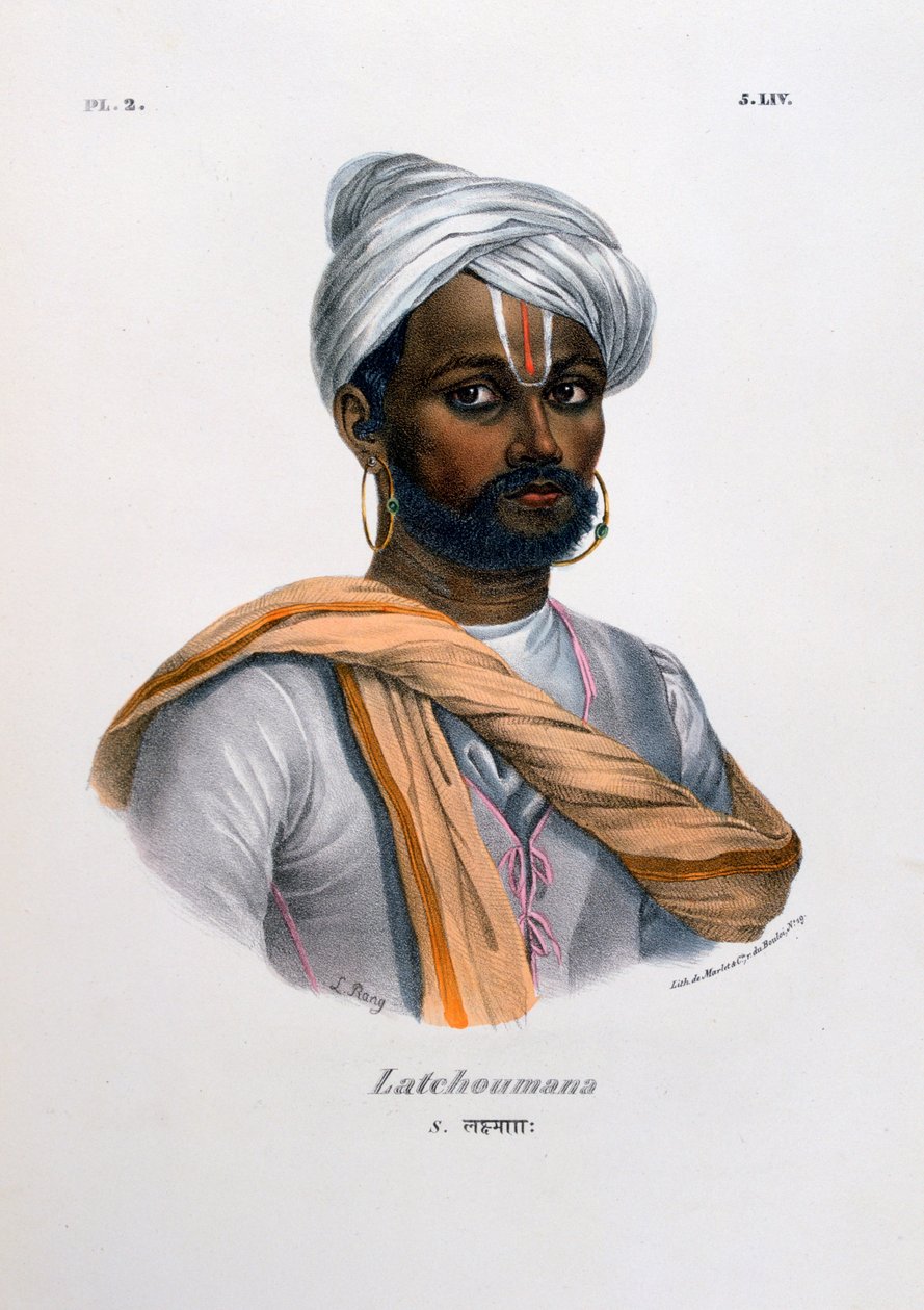 Latchoumana, 1828 autorstwa Marlet et Cie