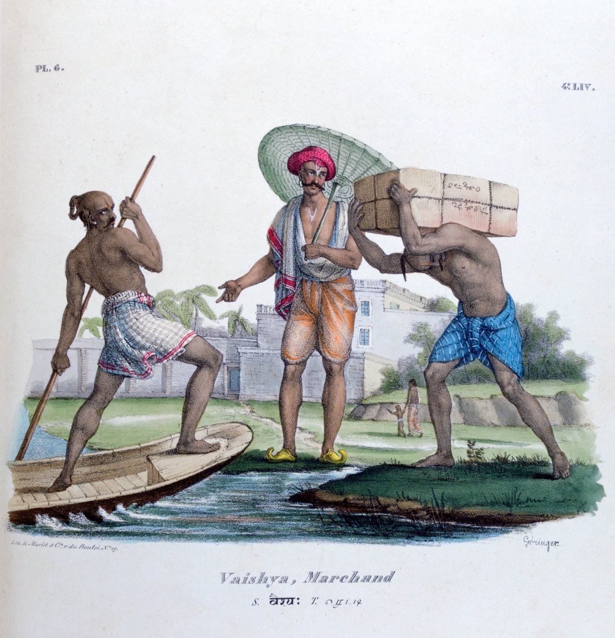 Kupiec, 1828 autorstwa Marlet et Cie