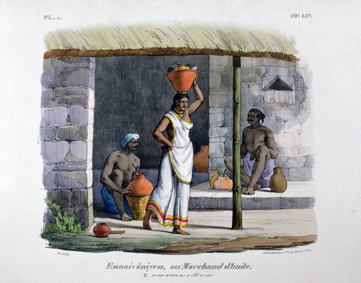 Kupiec naftowy, 1828 autorstwa Marlet et Cie