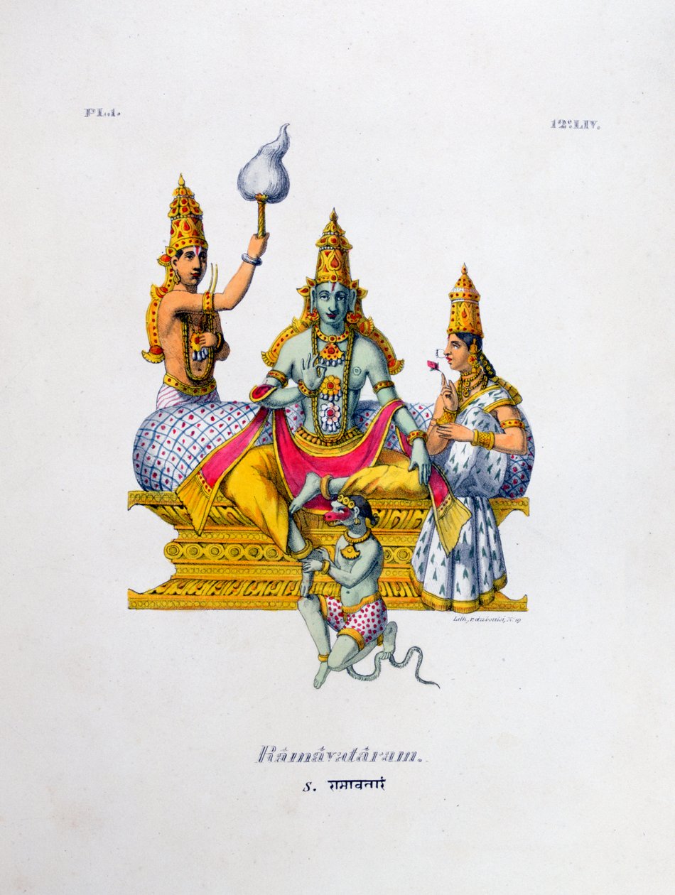 Ramawataram, 1828 autorstwa Marlet et Cie