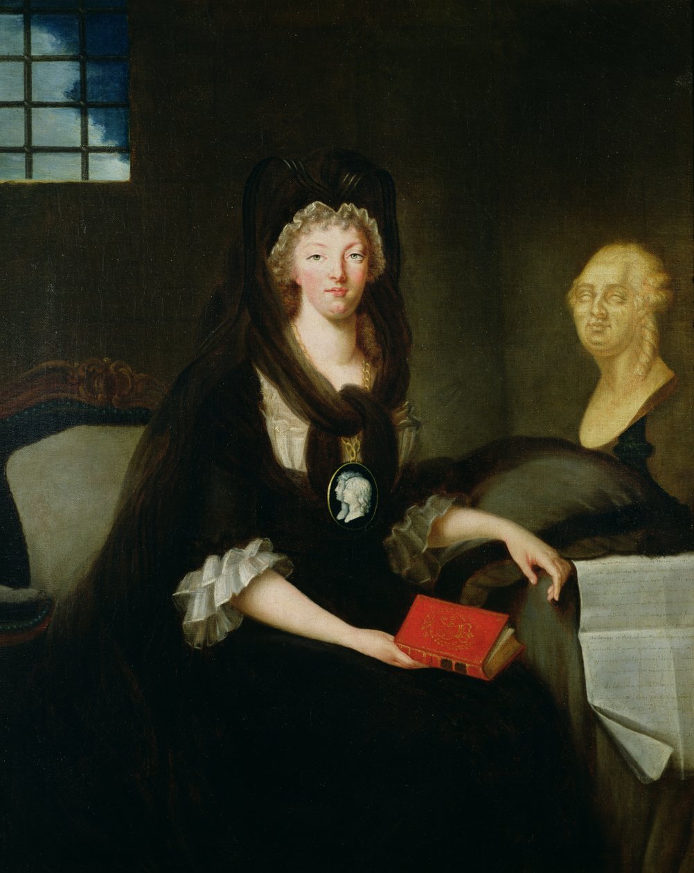 Marie-Antoinette (1755-93) w Conciergerie autorstwa Marquise de Brehan