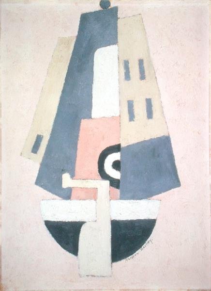 Łódź — czarno-biały kadłub (patrz 165362) autorstwa Marsden Hartley