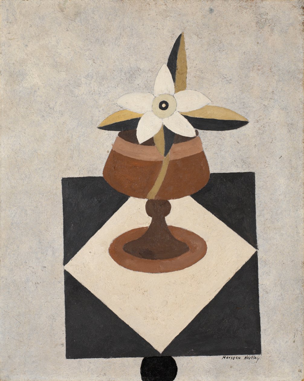 Kawałek Kwiatu (olej) autorstwa Marsden Hartley