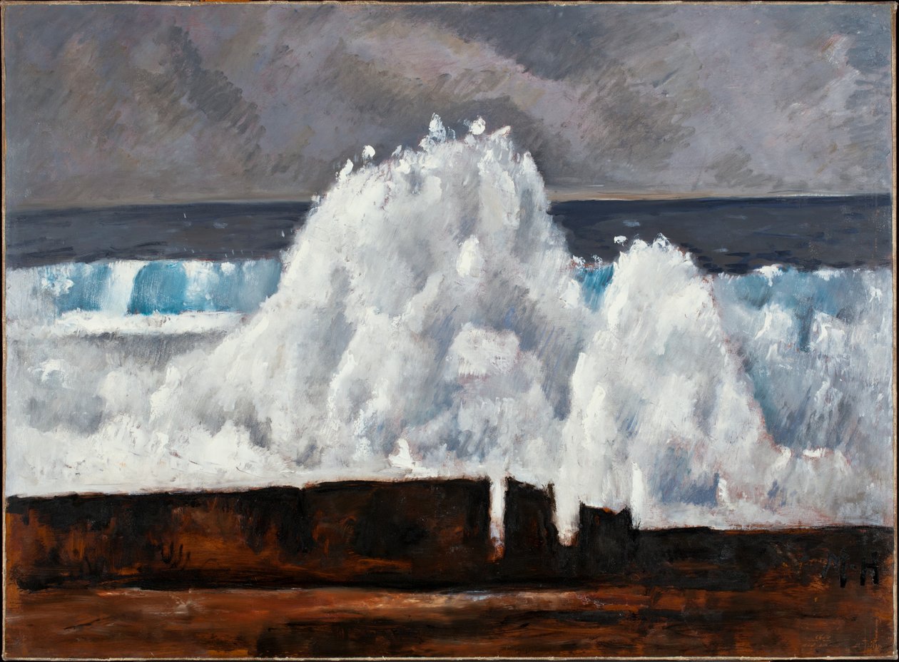 Fala, 1940-41 (olej na masonicie) autorstwa Marsden Hartley