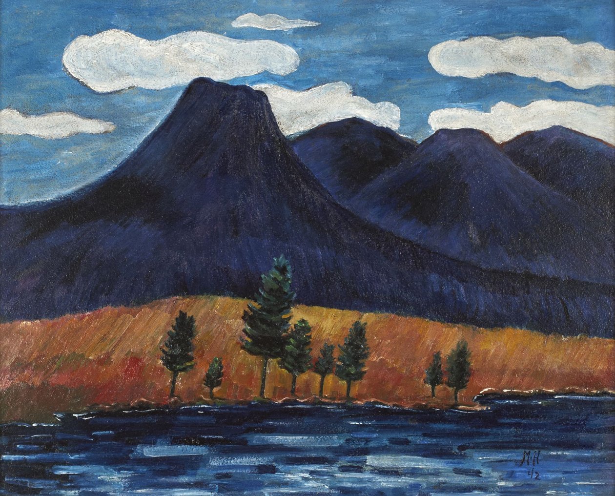 Niebieski krajobraz autorstwa Marsden Hartley