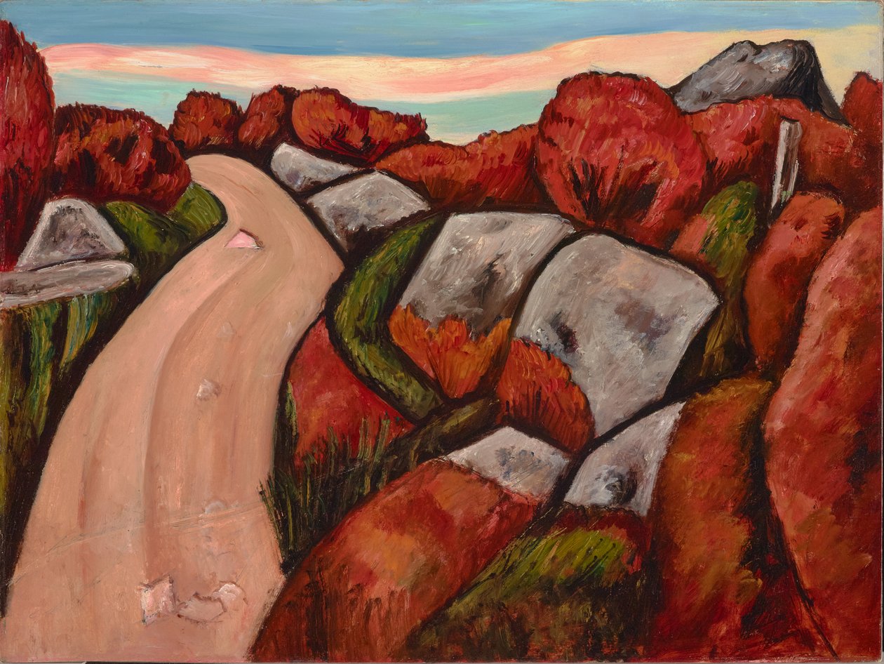 Blueberry Highway, Dogtown, 1931 autorstwa Marsden Hartley