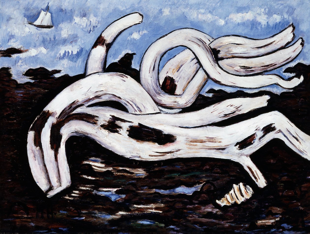 Driftwood na Bagaduce autorstwa Marsden Hartley