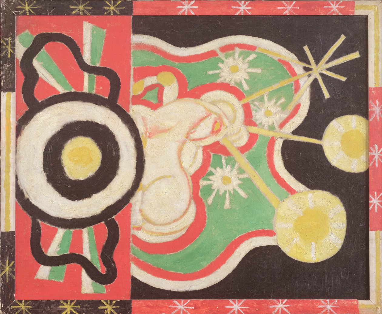 Abstrakcyjne formy, 1913 autorstwa Marsden Hartley