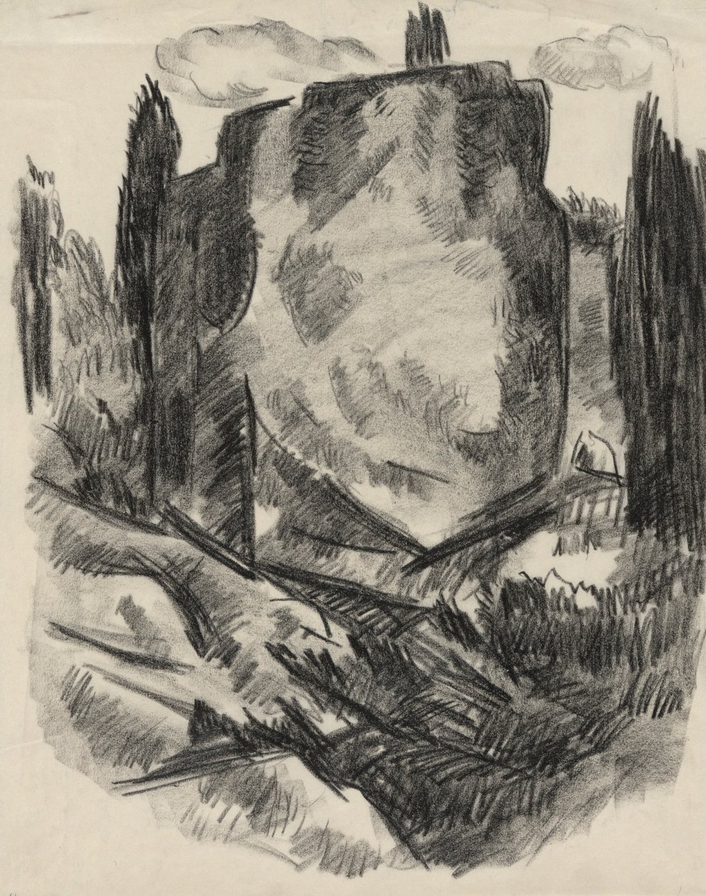Krajobraz autorstwa Marsden Hartley