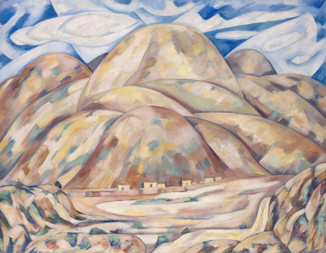 Krajobraz nr 3, kopalnie Cash Entry, Nowy Meksyk autorstwa Marsden Hartley