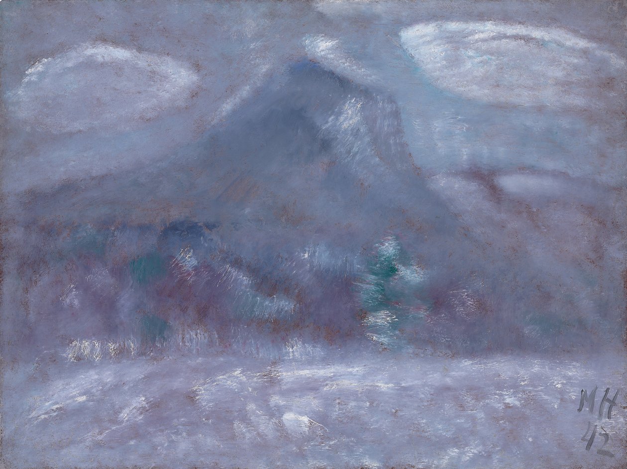 Góra Katahdin, burza śnieżna autorstwa Marsden Hartley