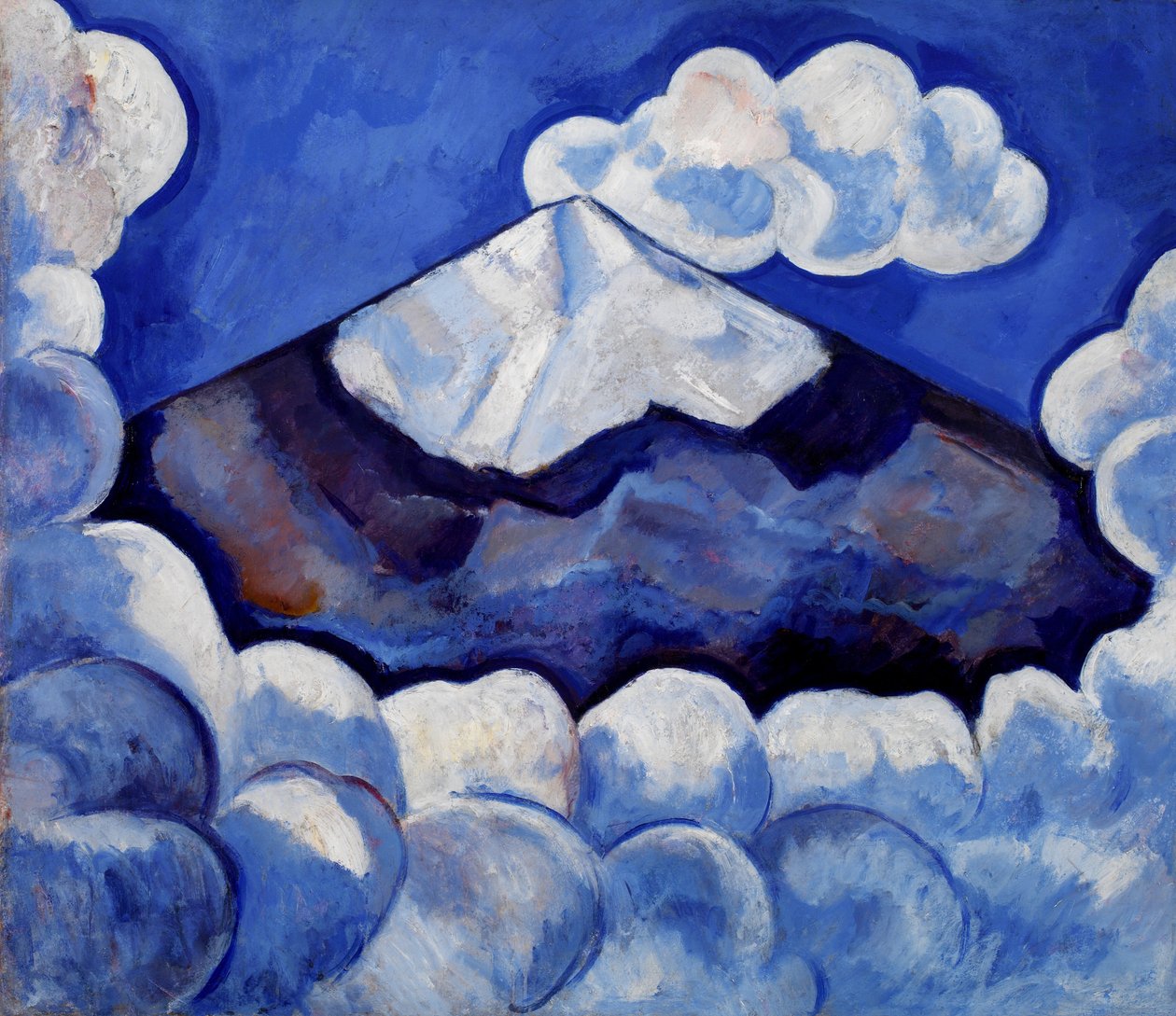 Popocatépetl, pełen życia poranek - Meksyk autorstwa Marsden Hartley