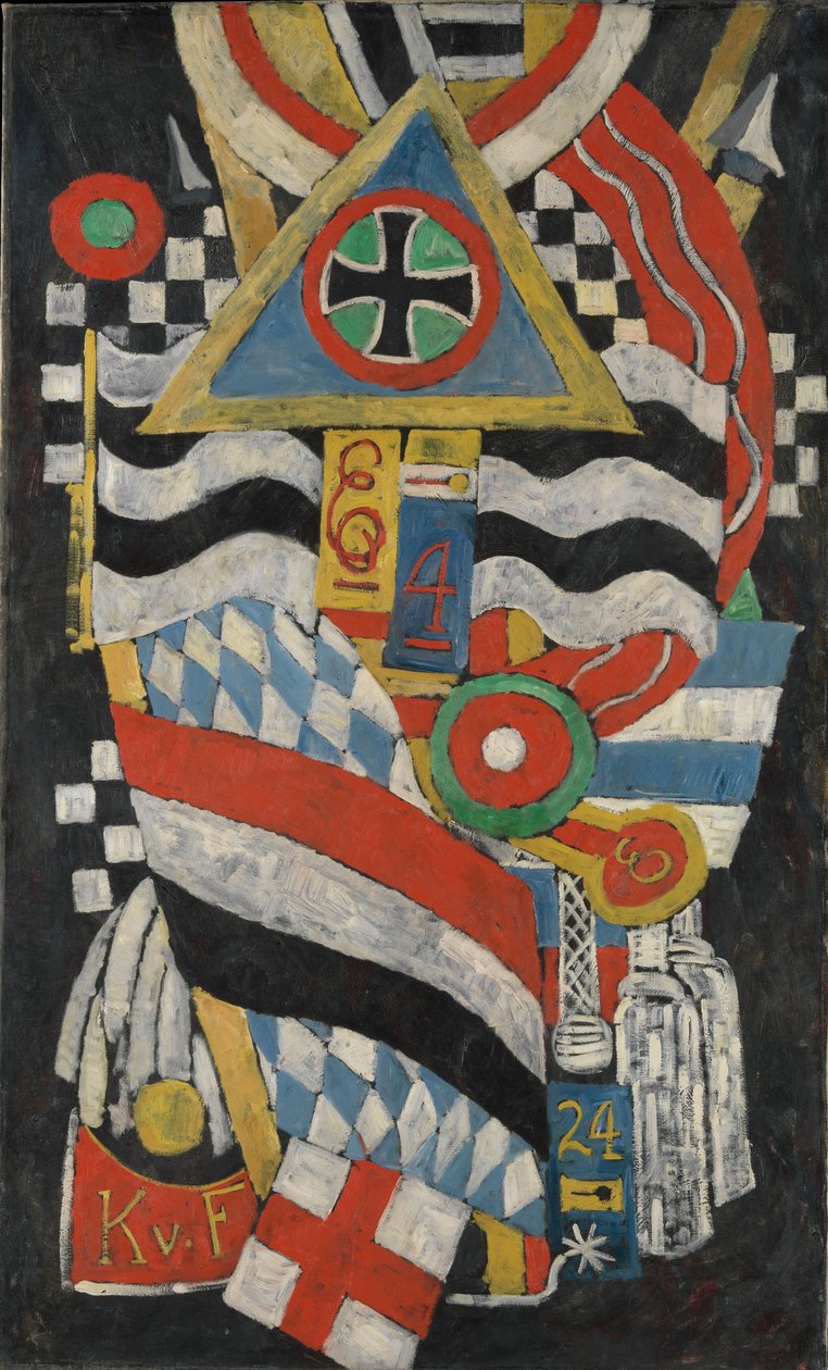 Portret niemieckiego oficera, 1914 autorstwa Marsden Hartley