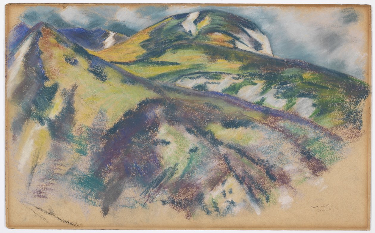 Wzgórza Valdez autorstwa Marsden Hartley