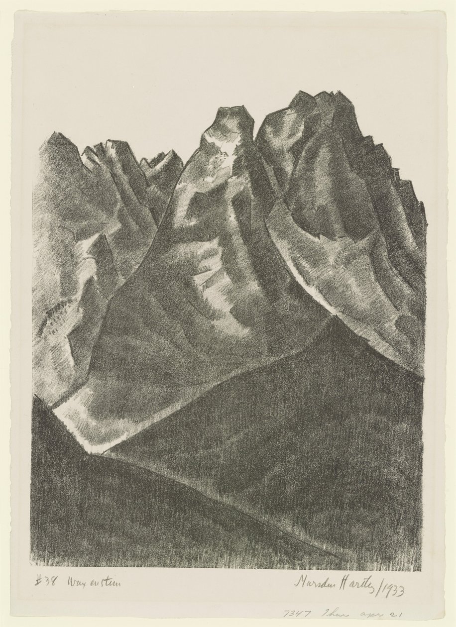 Waxenstein autorstwa Marsden Hartley