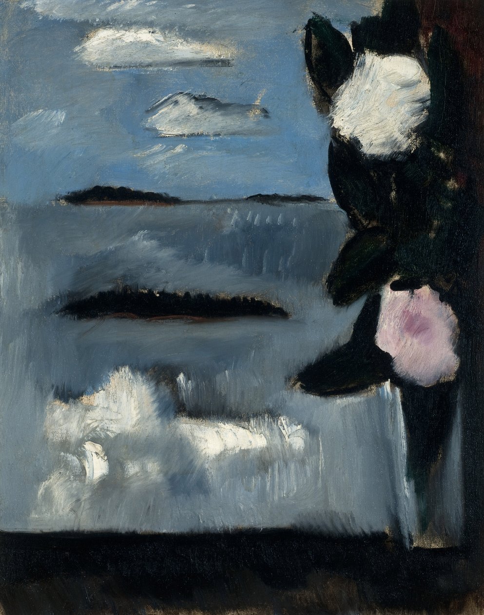 Zimowy wiatr, wybrzeże Maine, 1941 autorstwa Marsden Hartley