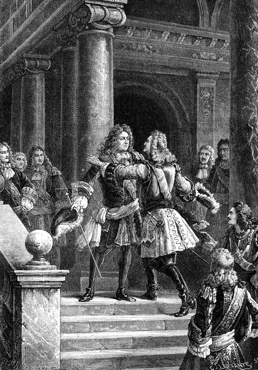 Spotkanie marszałka Villarsa i księcia Eugeniusza Sabaudzkiego w Rastadt, 1898 autorstwa Marshal Villars