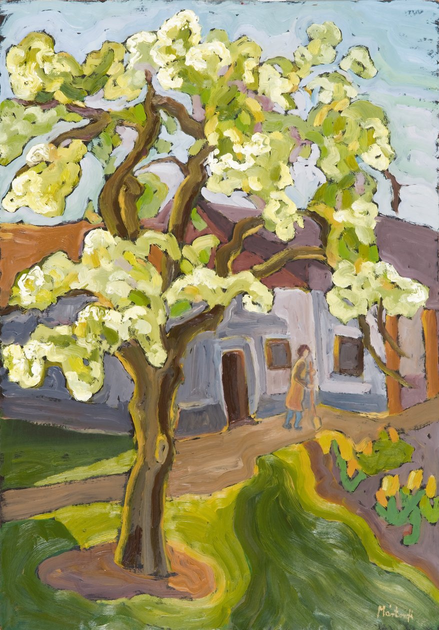 Kwitnąca grusza, 2008 autorstwa Marta Martonfi Benke