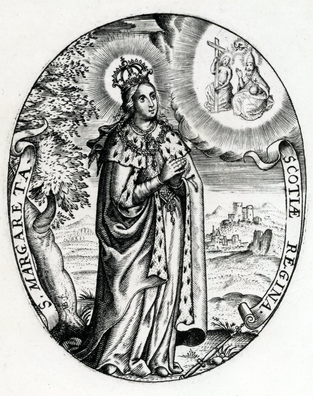 Święta Małgorzata, królowa Szkocji, c.1618 autorstwa Marten Baes