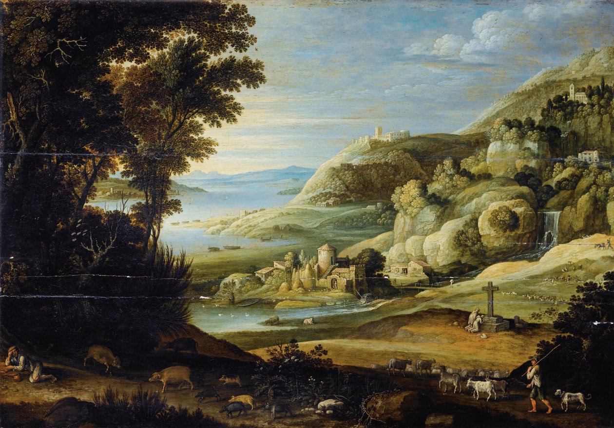 Ideallandchaft autorstwa Marten Ryckaert