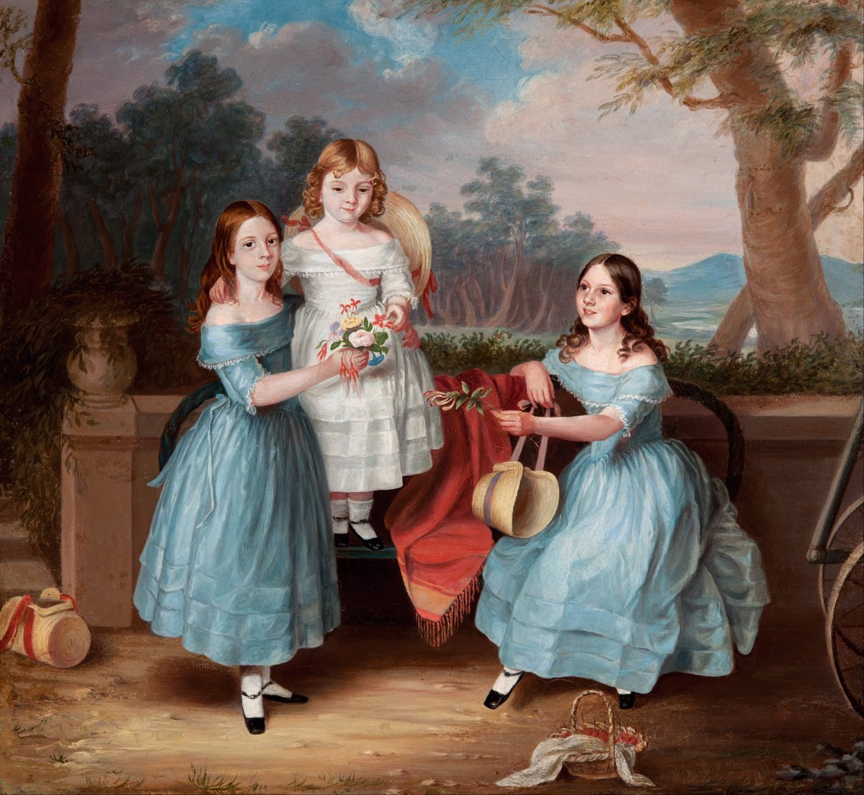 Georgina, Emily i Augusta Rose autorstwa Martha Berkeley