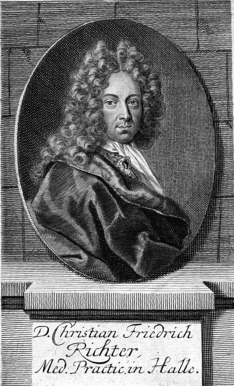 Christian Friedrich Richter autorstwa Martin Bernigeroth