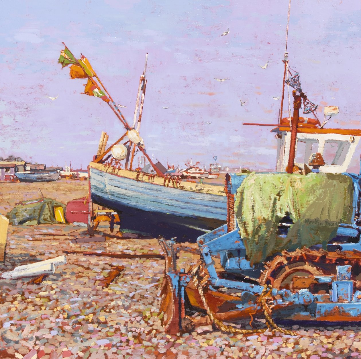 Clear Blue Day (plaża Aldeburgh) 2006 autorstwa Martin Decent