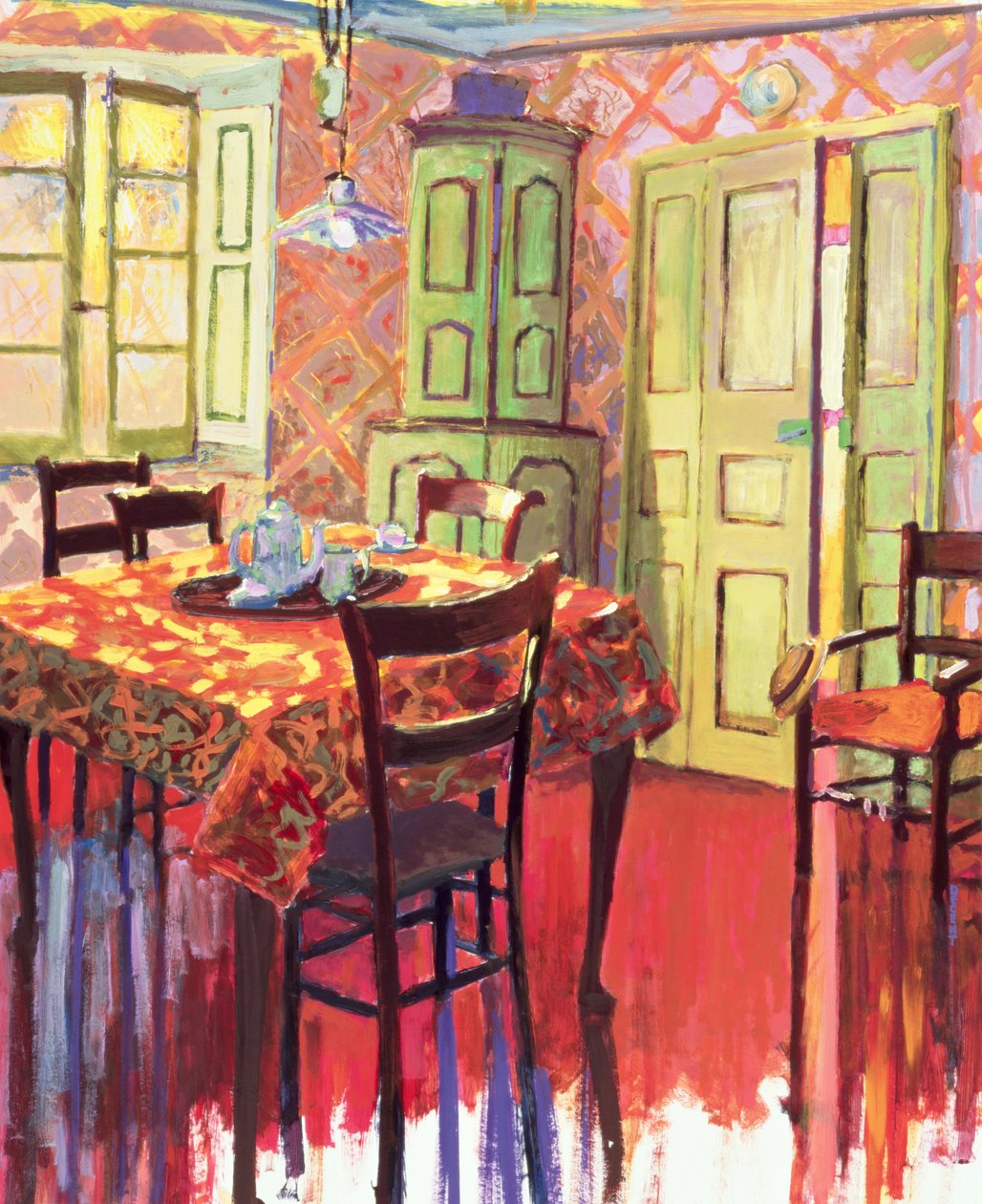 Pokój Poranna, 2000 (akryl na płótnie) autorstwa Martin Decent