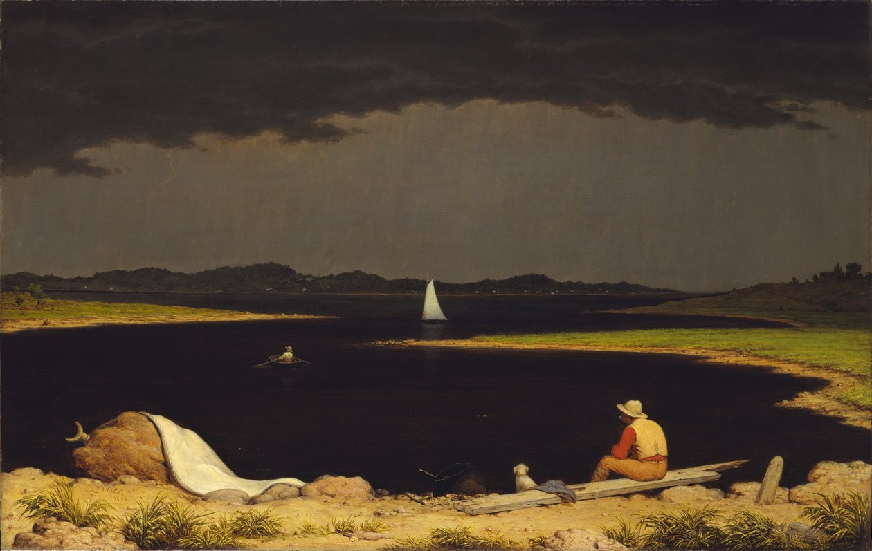 Zbliża się burza z piorunami autorstwa Martin Johnson Heade