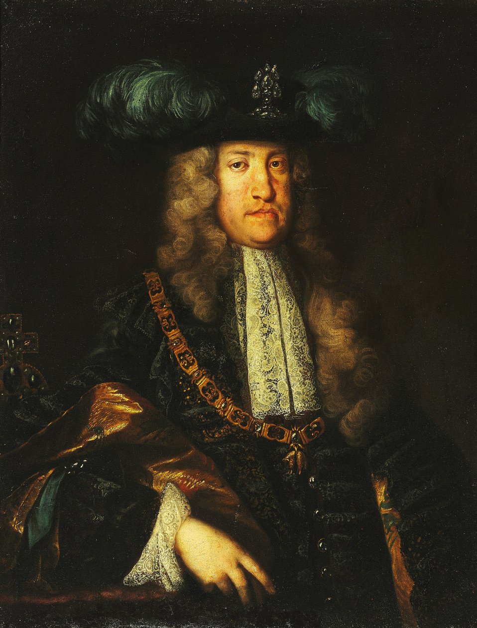 Portret cesarza Karola VI. autorstwa Martin II Mytens or Meytens