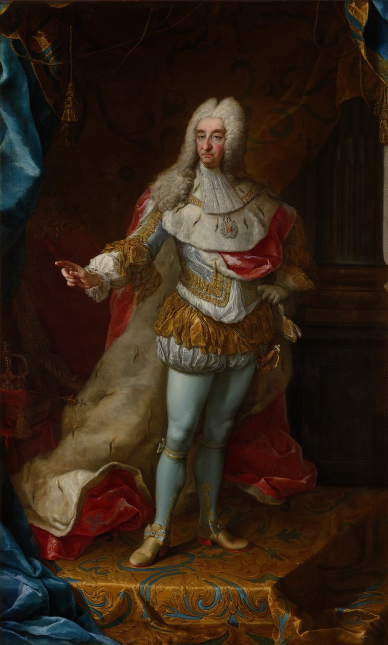 Vittorio Amedeo II w Królewskiej Mości autorstwa Martin II Mytens or Meytens