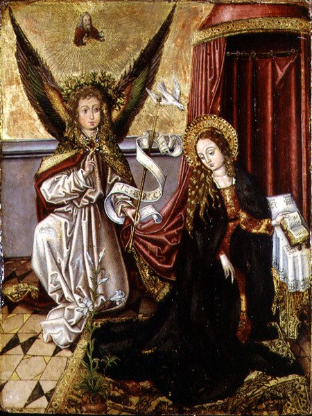 Zwiastowanie autorstwa Martin (follower of) Schongauer