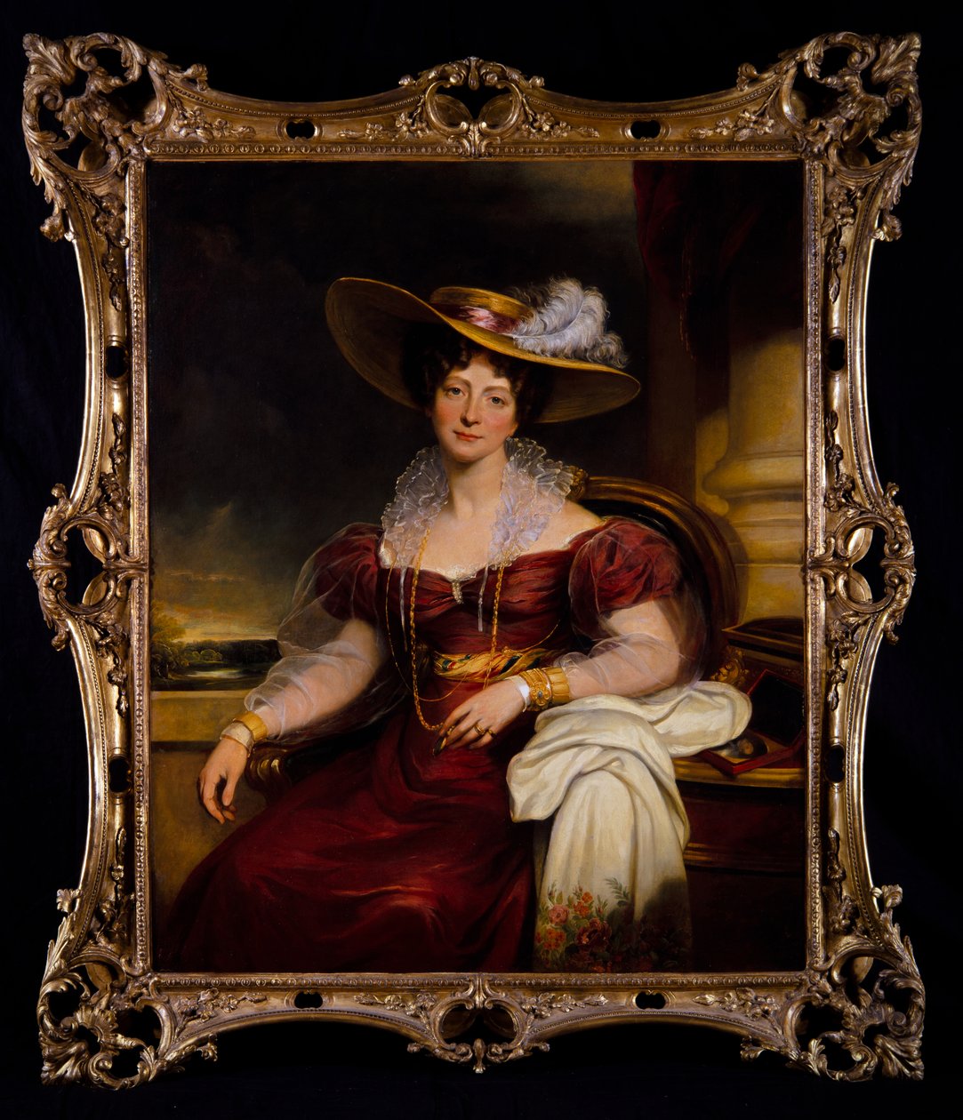 Księżna Rutland (olej na płótnie) autorstwa Martin Archer Shee