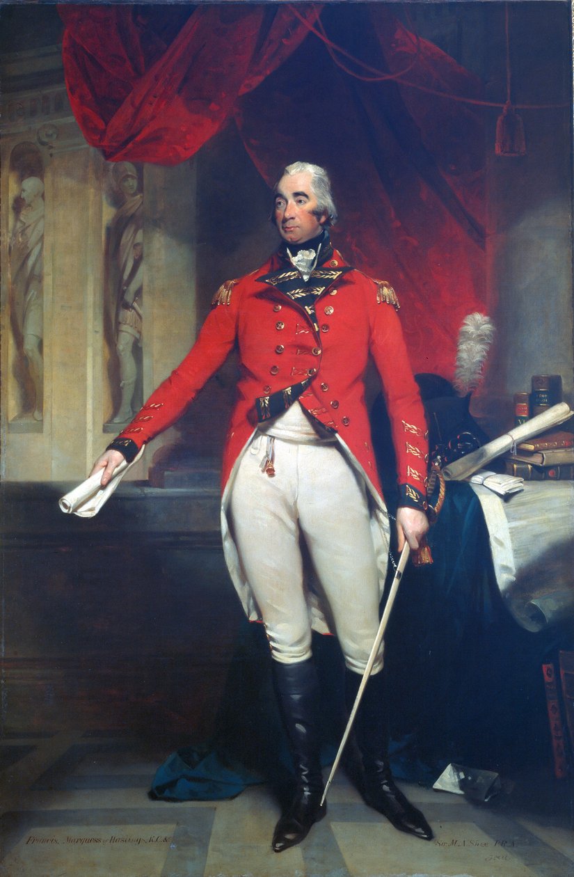 Francis Rawdon Hastings (1754-1862) 2. hrabia Moira, ok. 1804 autorstwa Martin Archer Shee