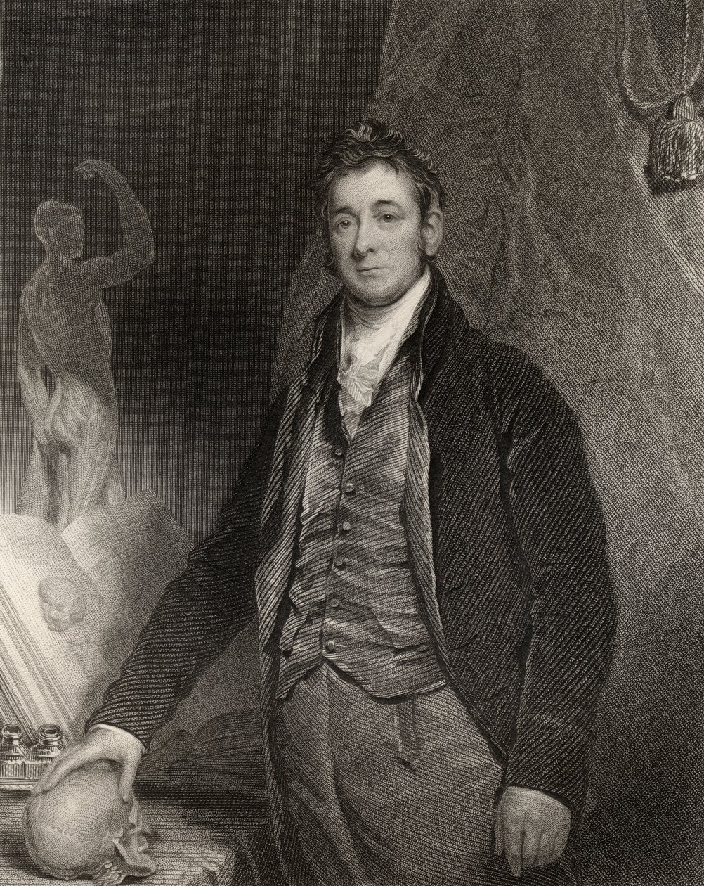 Sir Anthony Carlisle, sztychowany przez H. Robinsona, z „Narodowej Galerii Portretów, tom I”, wyd. 1820 autorstwa Martin Archer Shee