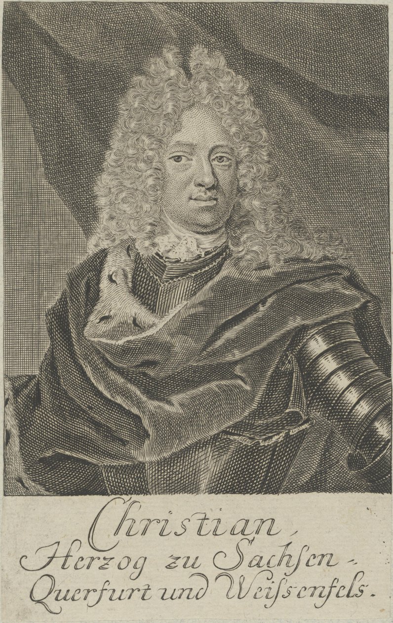 Christian von Sachsen-Weißenfels autorstwa Martin Bernigeroth