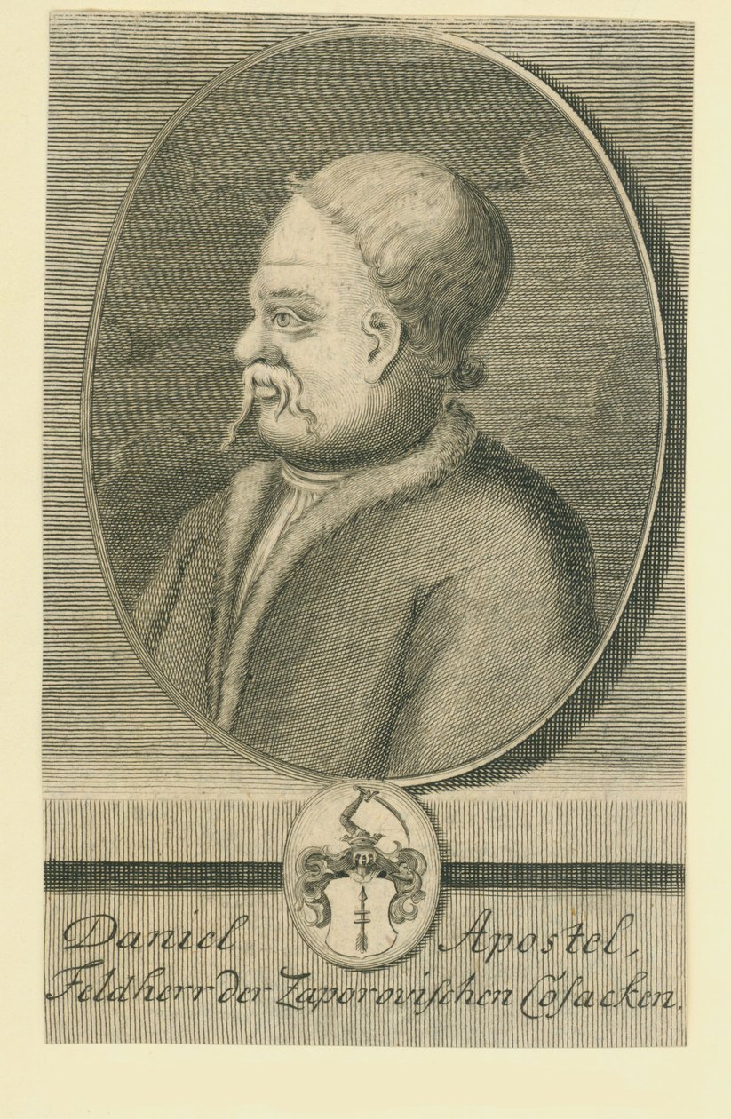 Hetman Danylo Apostol 1654-1734 autorstwa Martin Bernigeroth